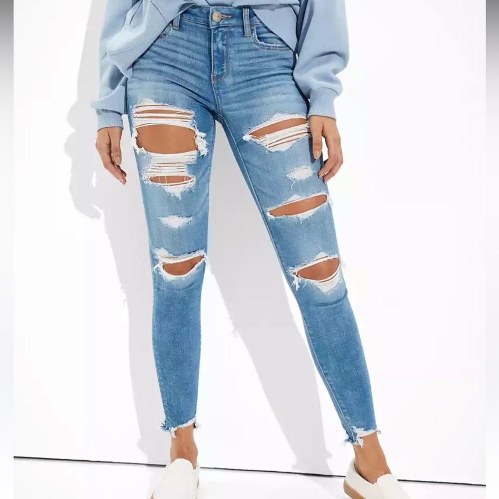 AE Ne(x)t Level Ripped Low-Rise Jegging